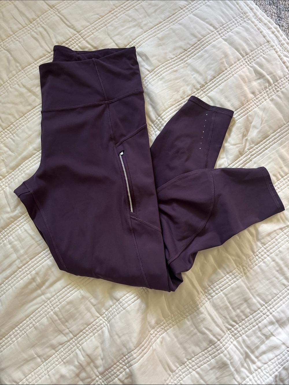 Athleta Rainier Plum High-Rise Performance Leggings